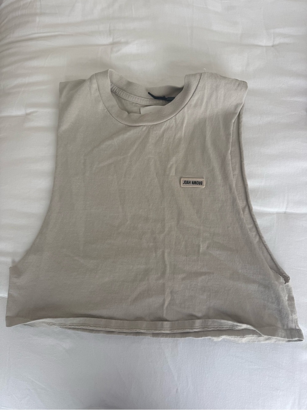 JOAH BROWN CROP TOP